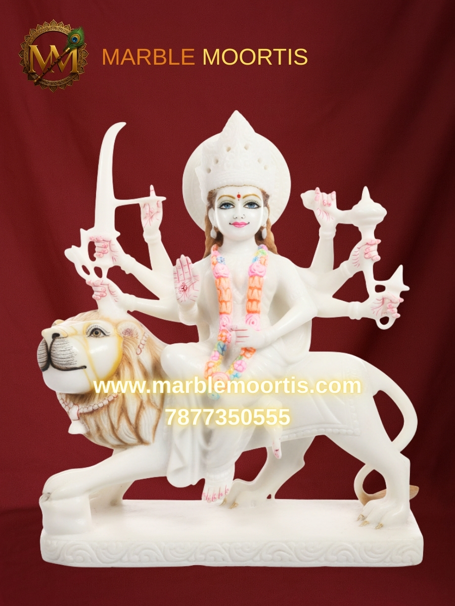 Durga Marble Murti — Design 1