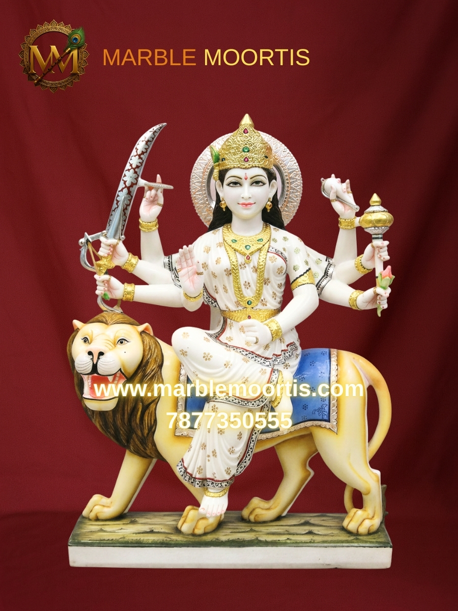 Durga Marble Murti — Design 3