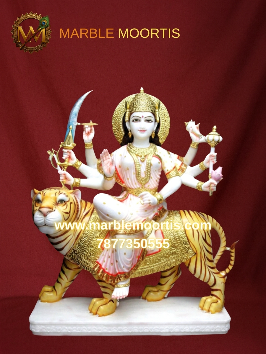Durga Marble Murti — Design 4