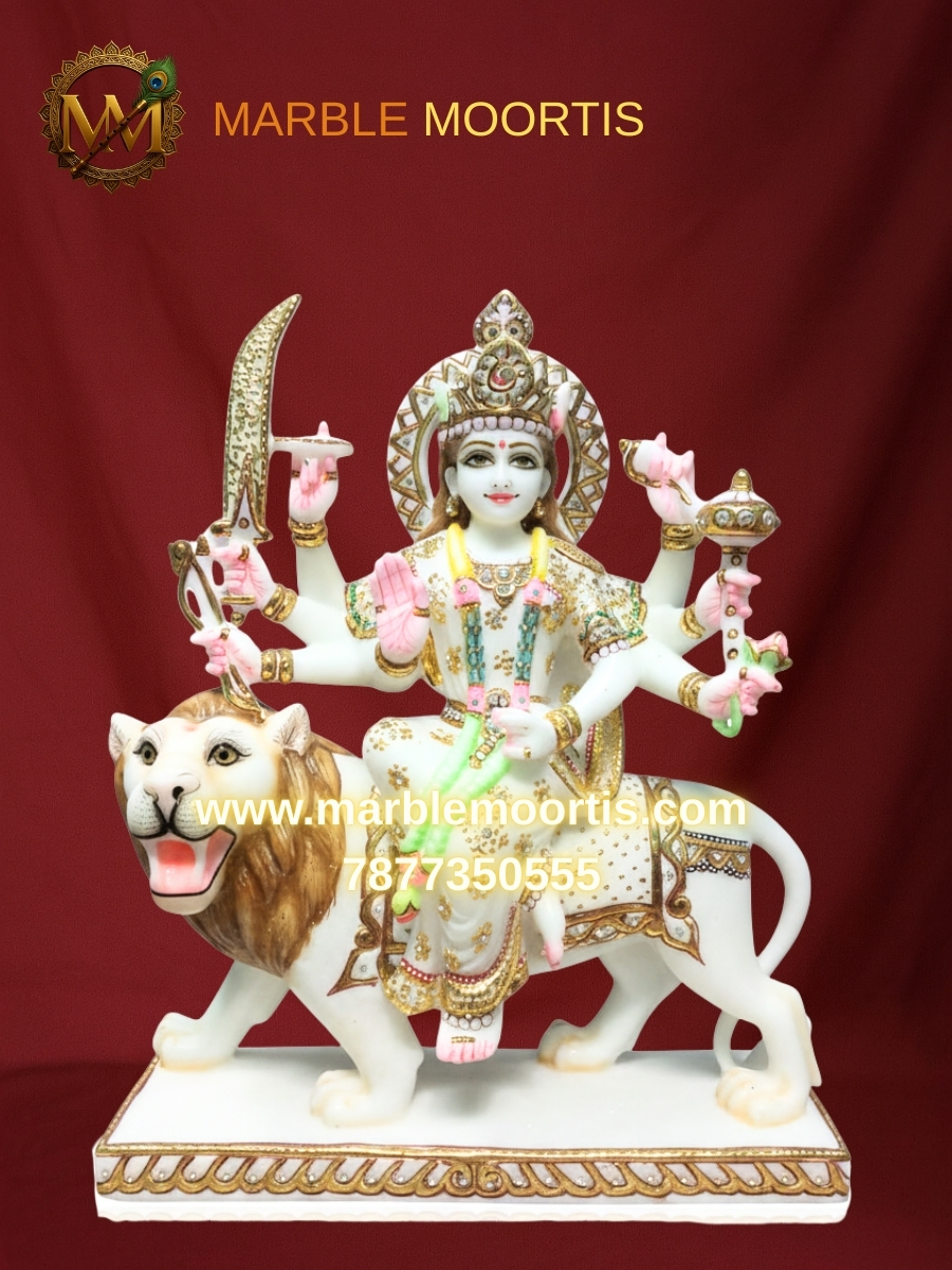 Durga Marble Murti — Design 5