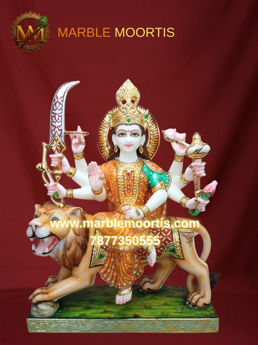 Durga Marble Murti — Design 6
