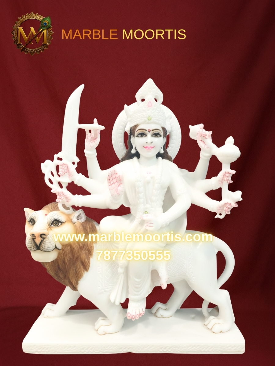 Durga Marble Murti — Design 7