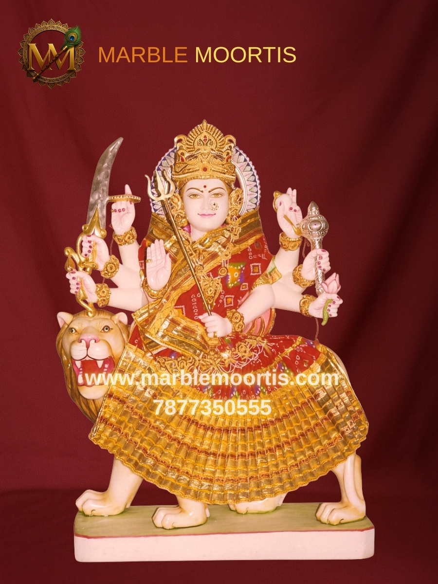 Durga Marble Murti — Design 8