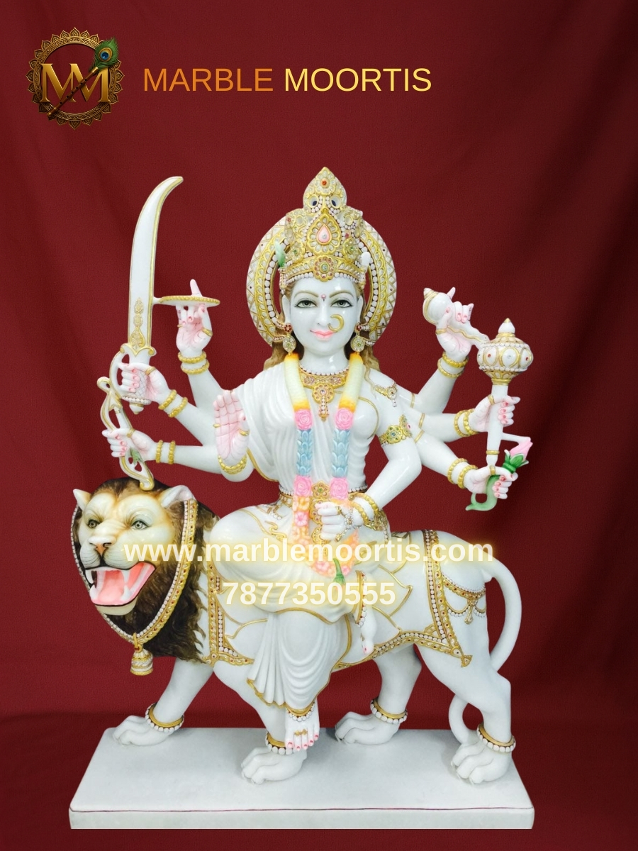 Durga Marble Murti — Design 9