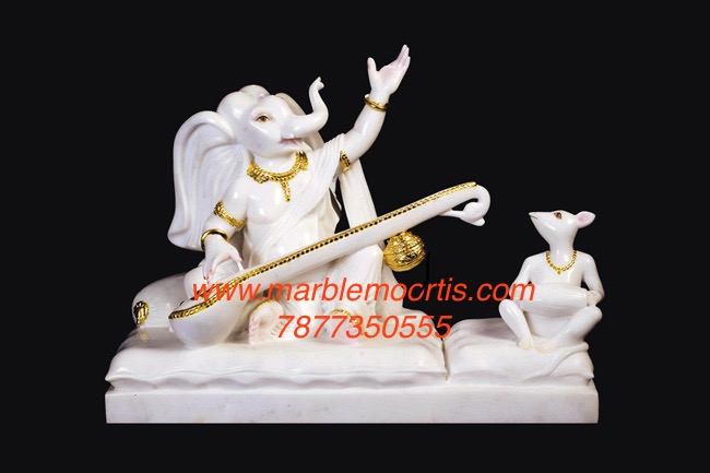 Ganesh Marble Murti — Marble Modern Art