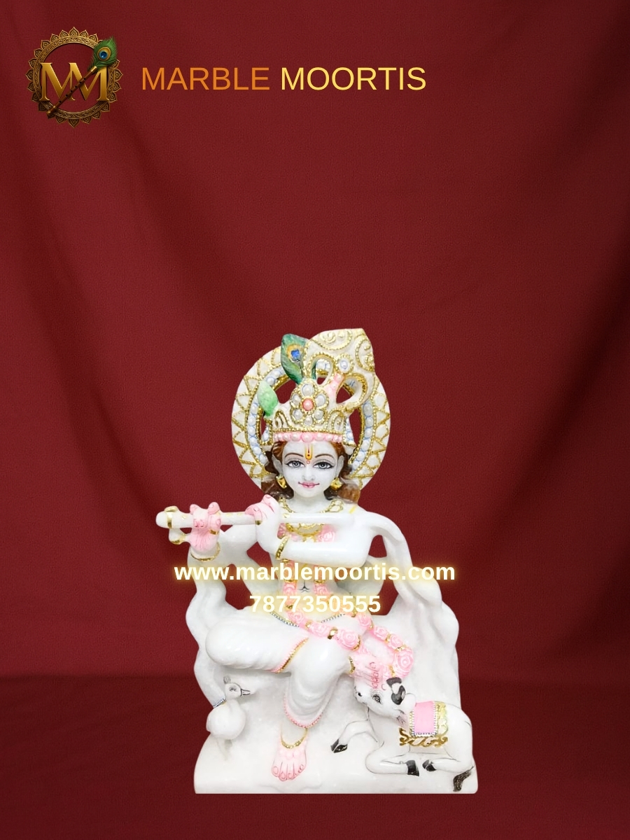 Gau Gopal Marble Murti — Gau Gopal Marble Idol