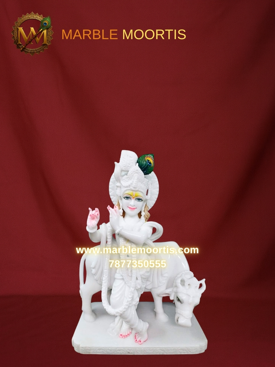 Gau Gopal Marble Murti — Gau Gopal Marble Murti