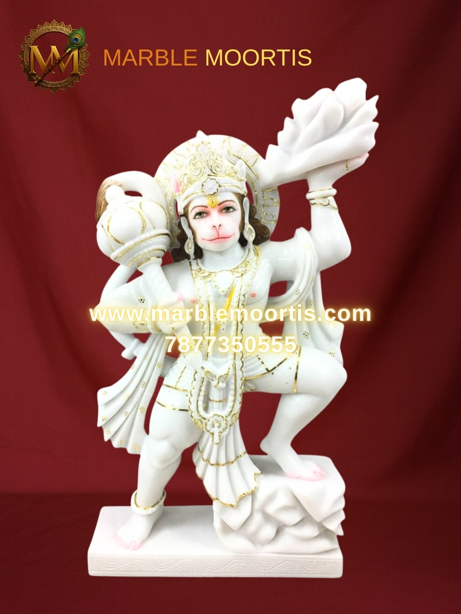Hanuman Marble Murti — Design 1