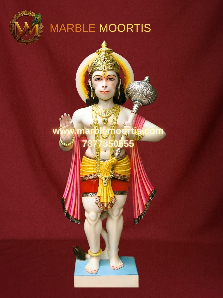 Hanuman Marble Murti — Design 12