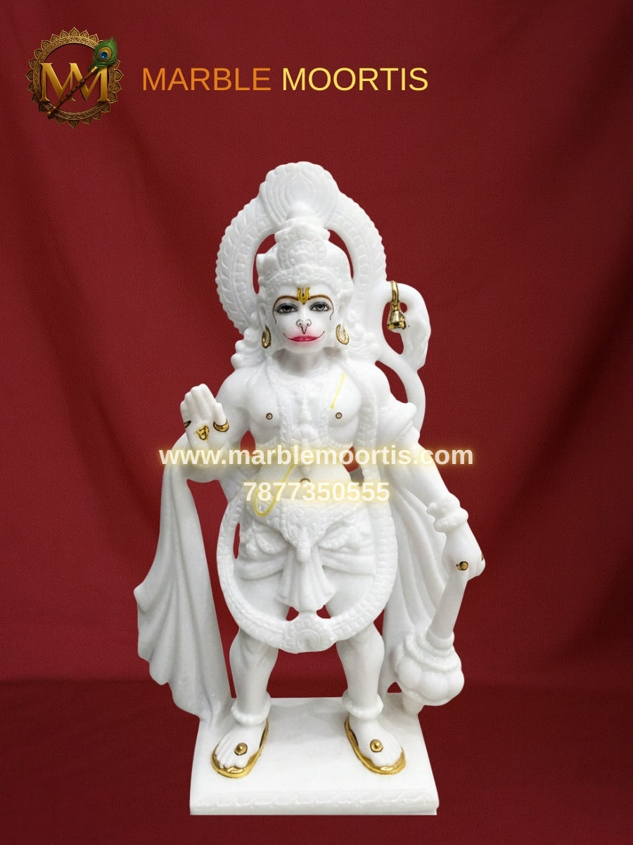Hanuman Marble Murti — Design 13
