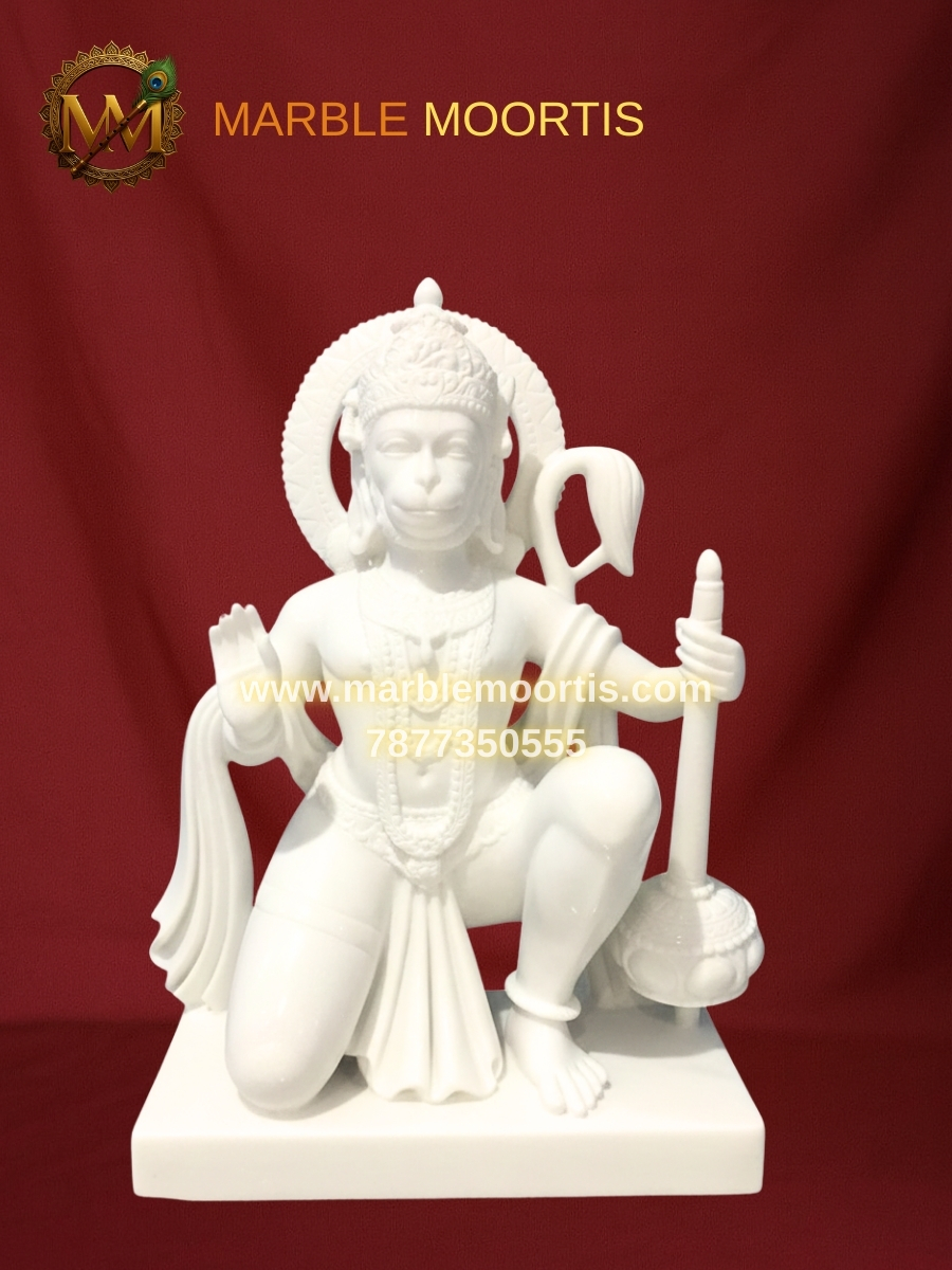 Hanuman Marble Murti — Design 14