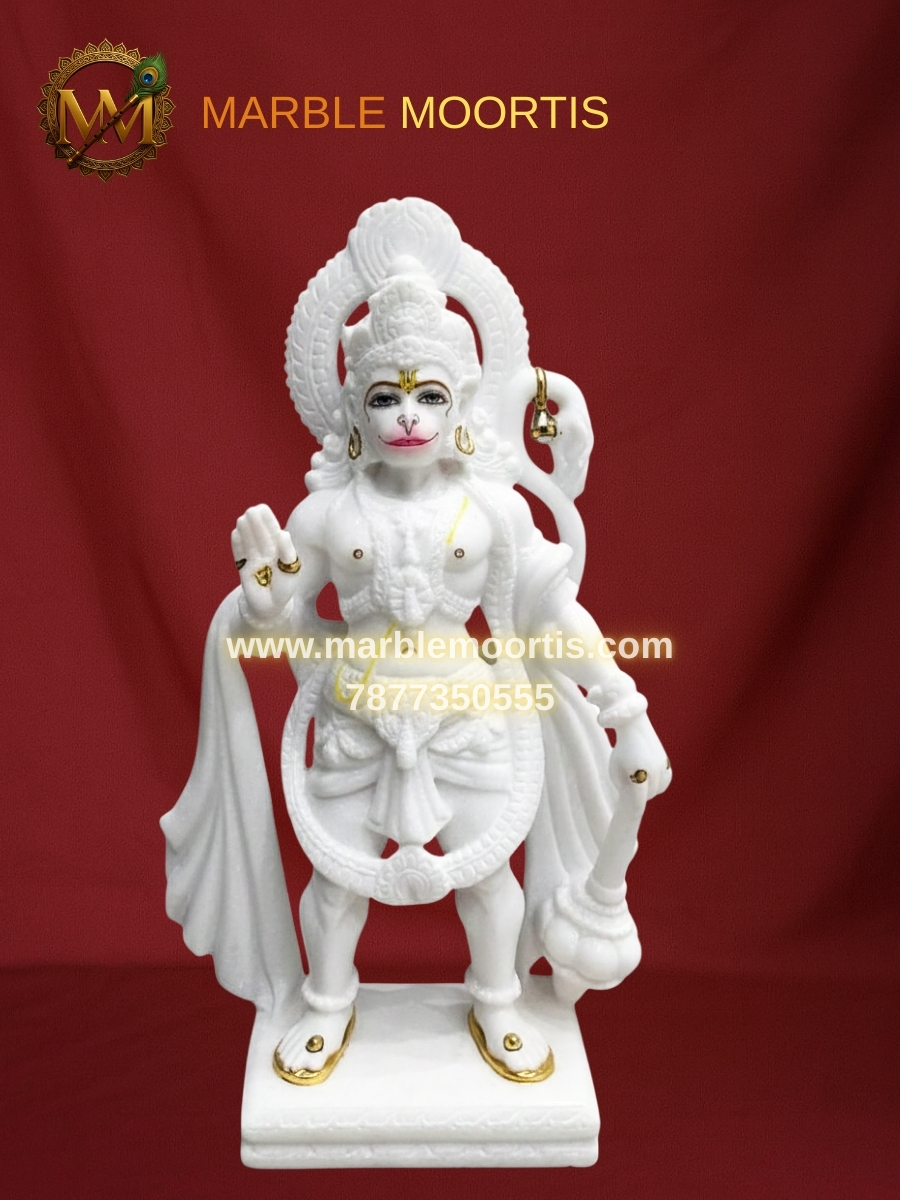 Hanuman Marble Murti — Design 15