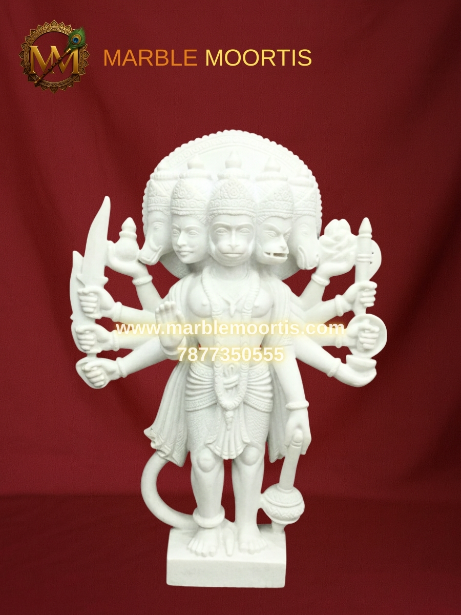 Hanuman Marble Murti — Design 17