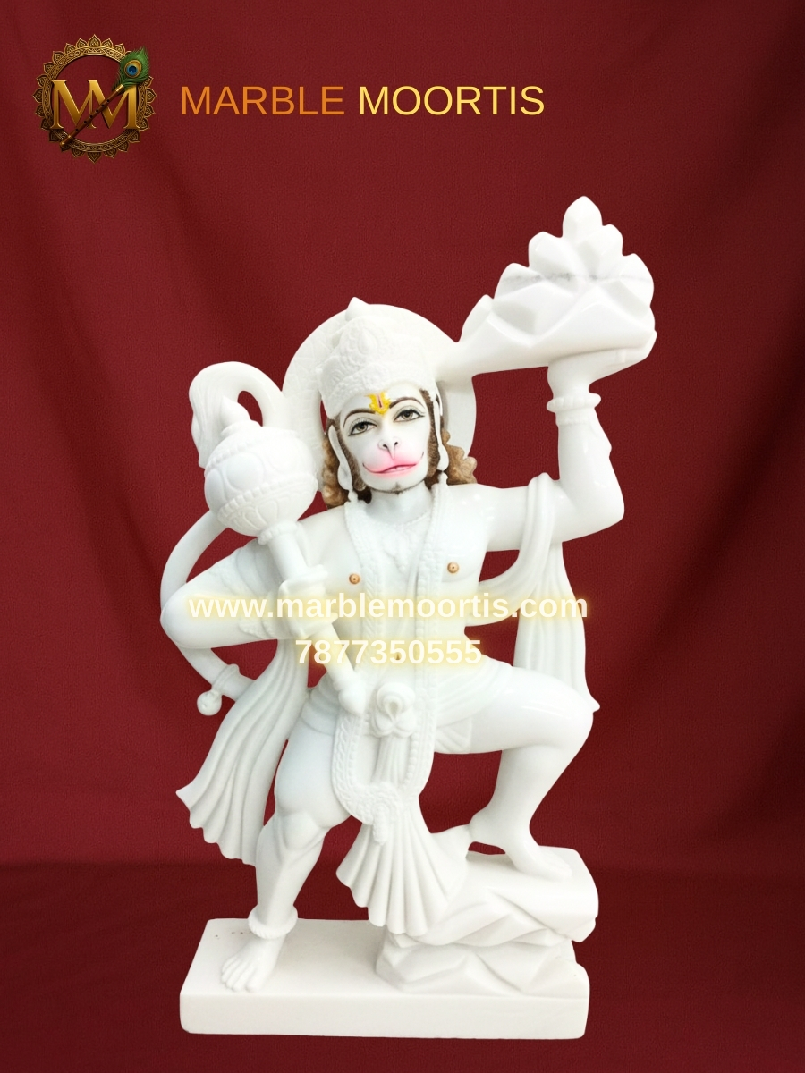 Hanuman Marble Murti — Design 18