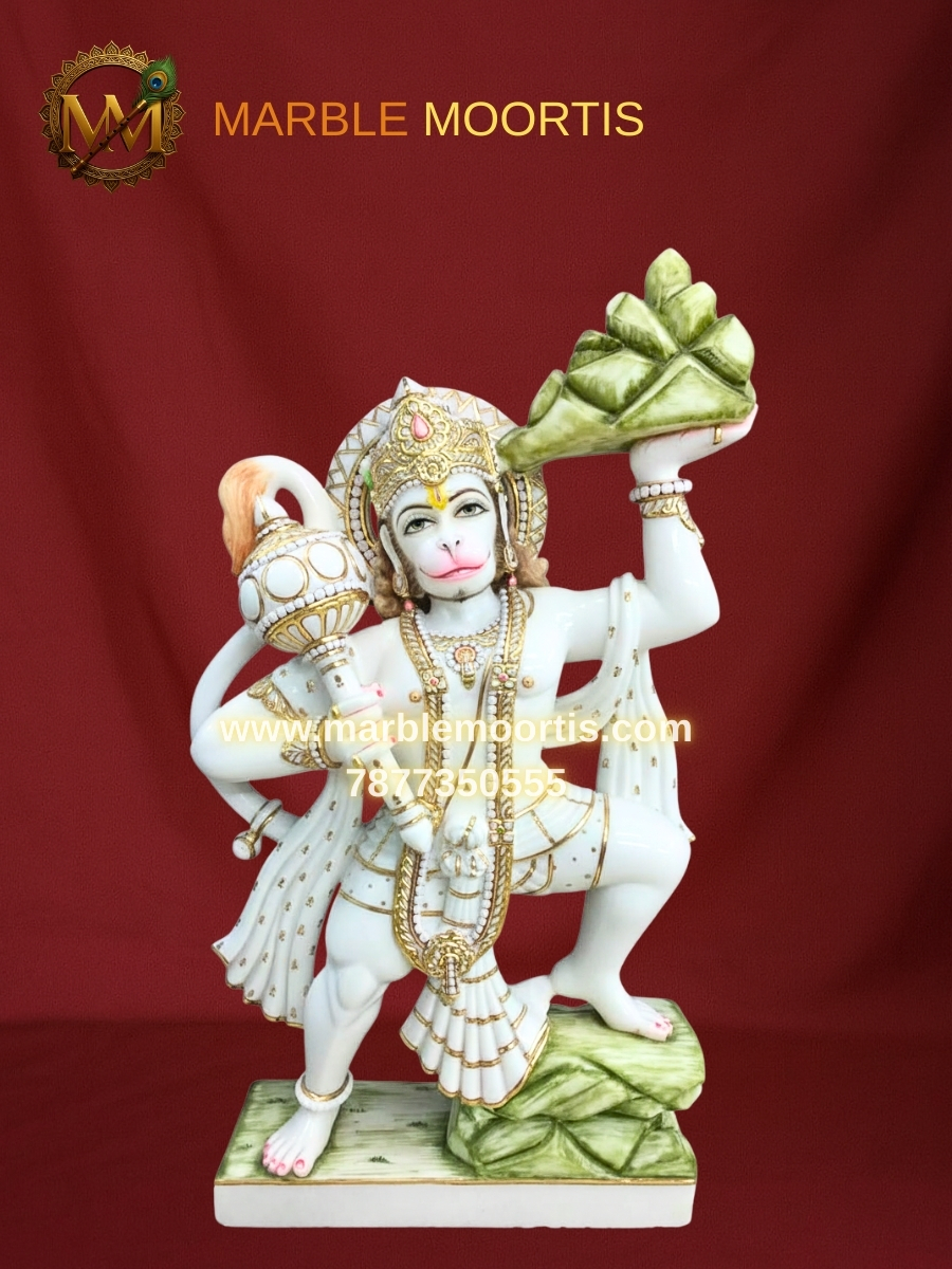Hanuman Marble Murti — Design 19
