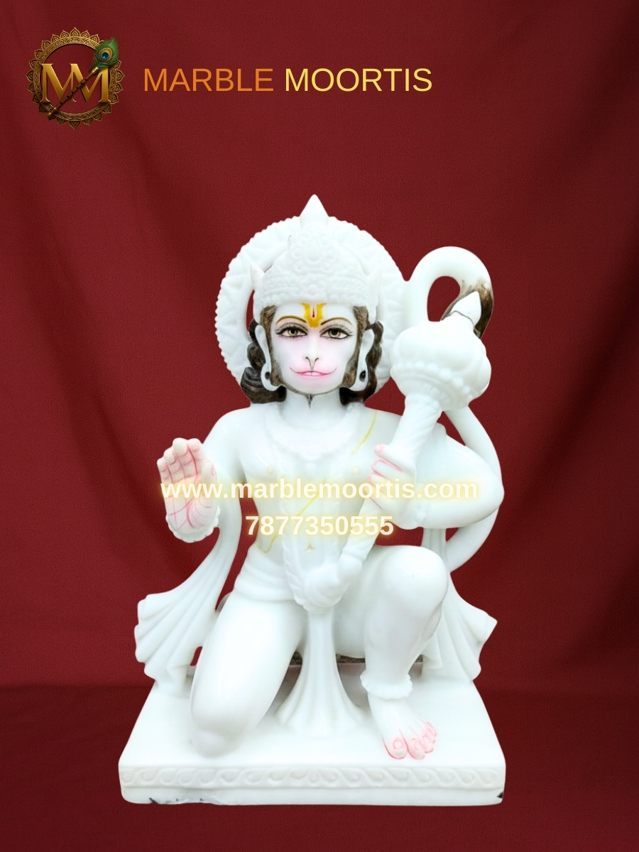Hanuman Marble Murti — Design 20