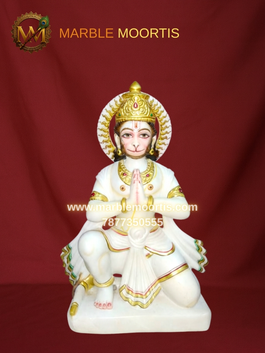 Hanuman Marble Murti — Design 22