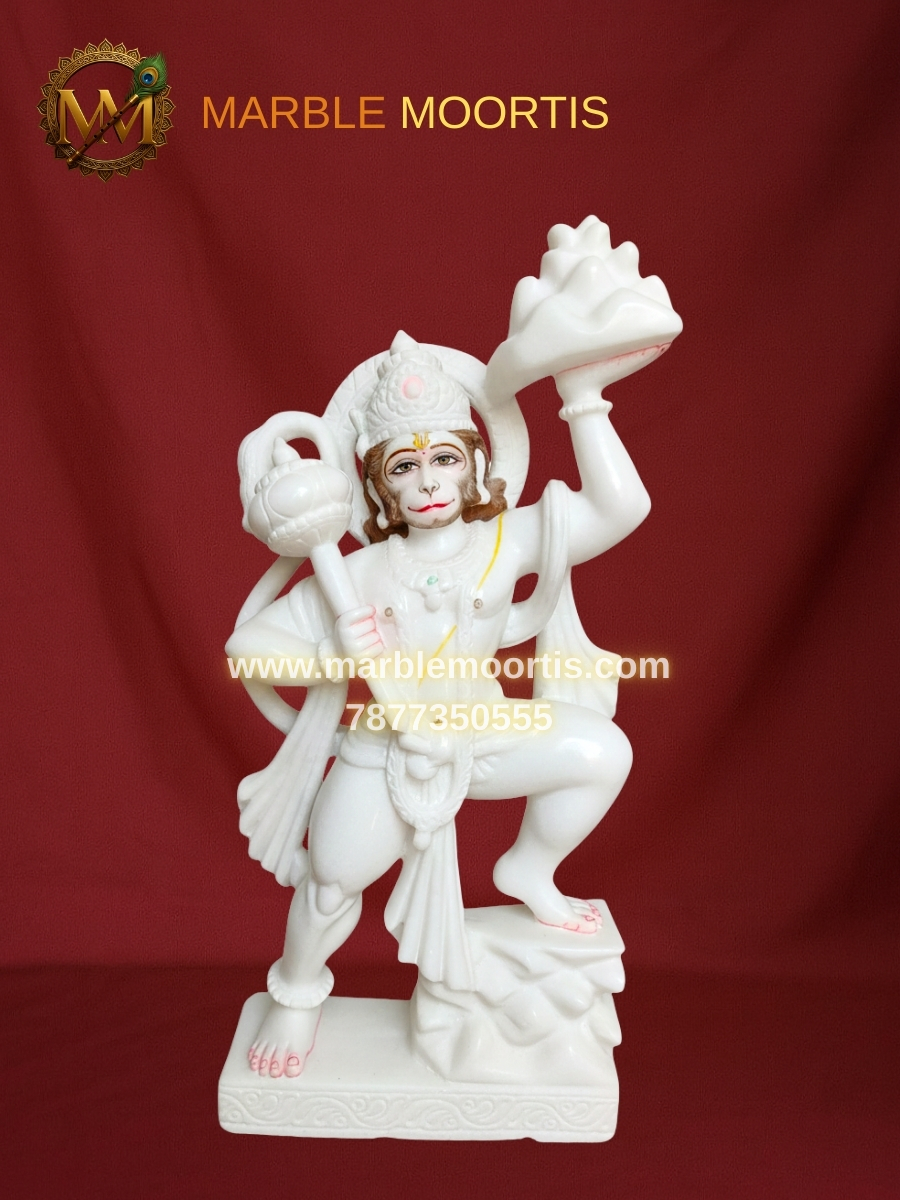 Hanuman Marble Murti — Design 23