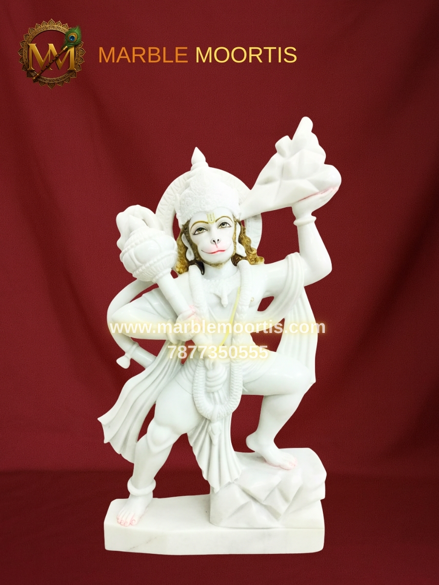 Hanuman Marble Murti — Design 26