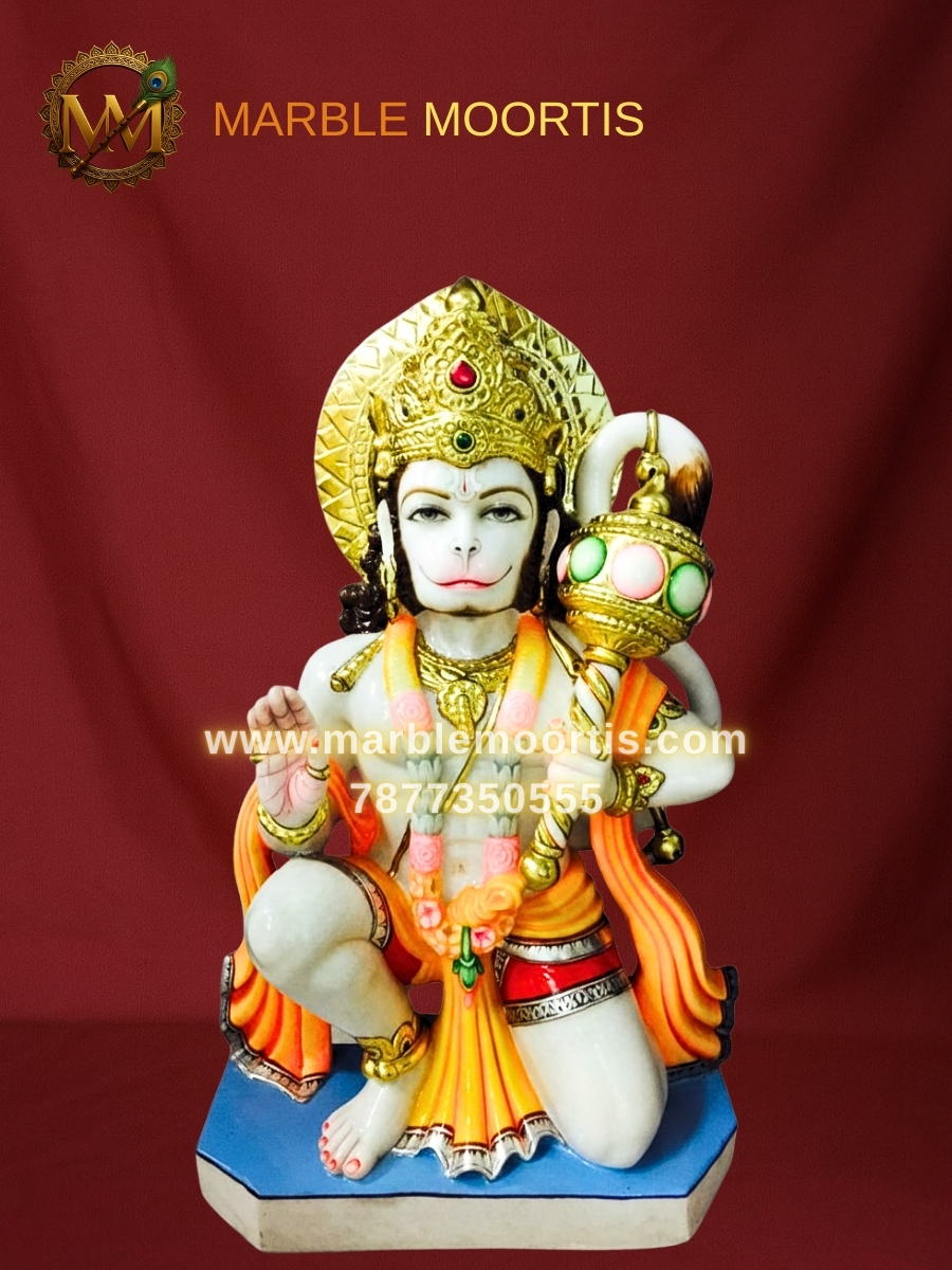 Hanuman Marble Murti — Design 7