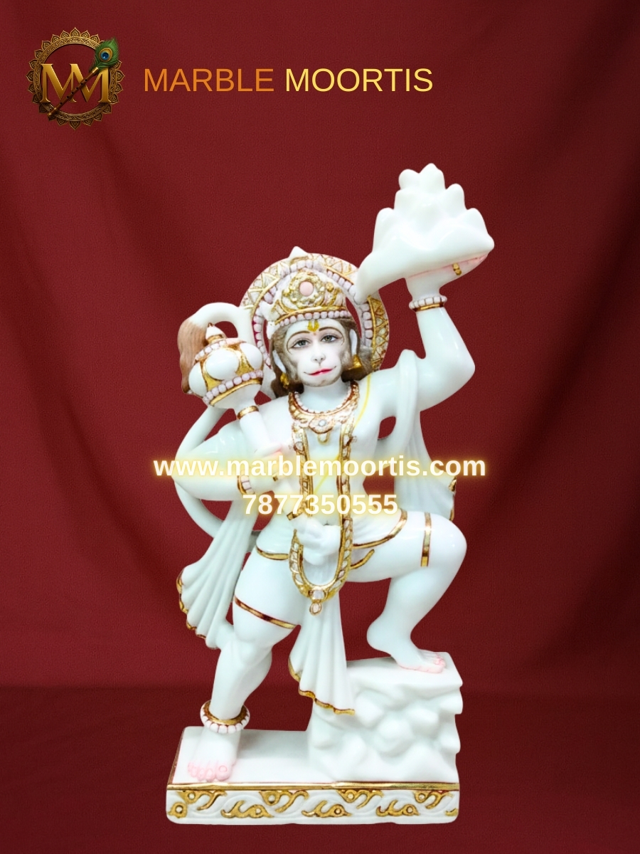 Hanuman Marble Murti — Design 9