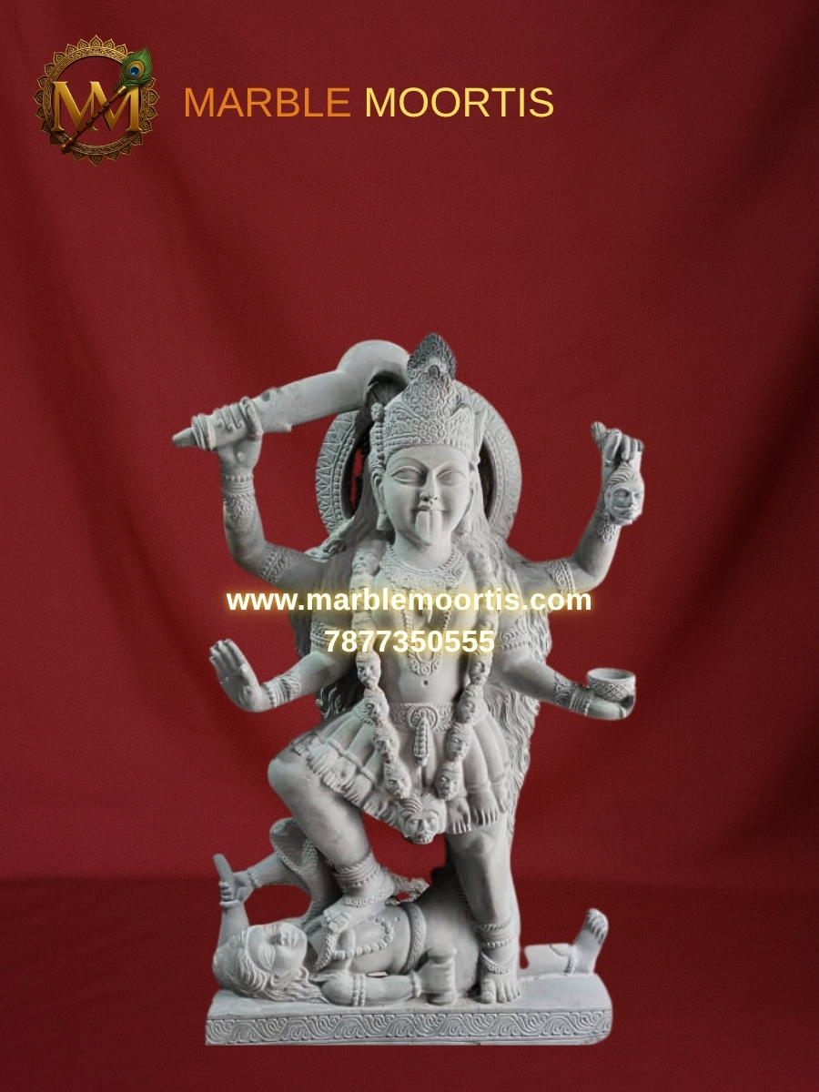 Kali Marble Murti — Mata Marble Idol