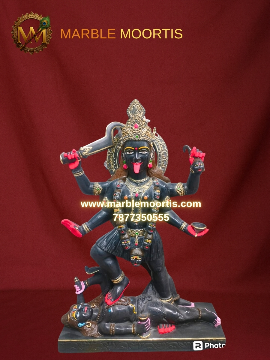 Kali Marble Murti — Mata Marble Statue
