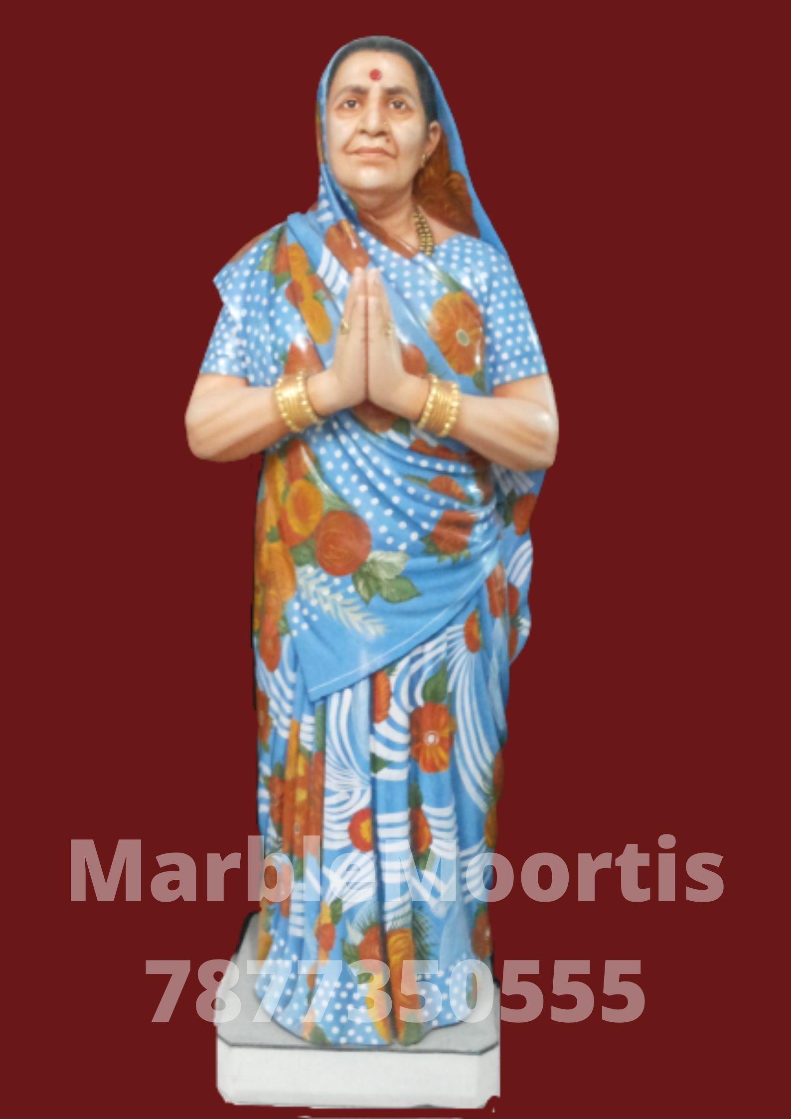 Makrana Marble Human Statue — Standing Figure