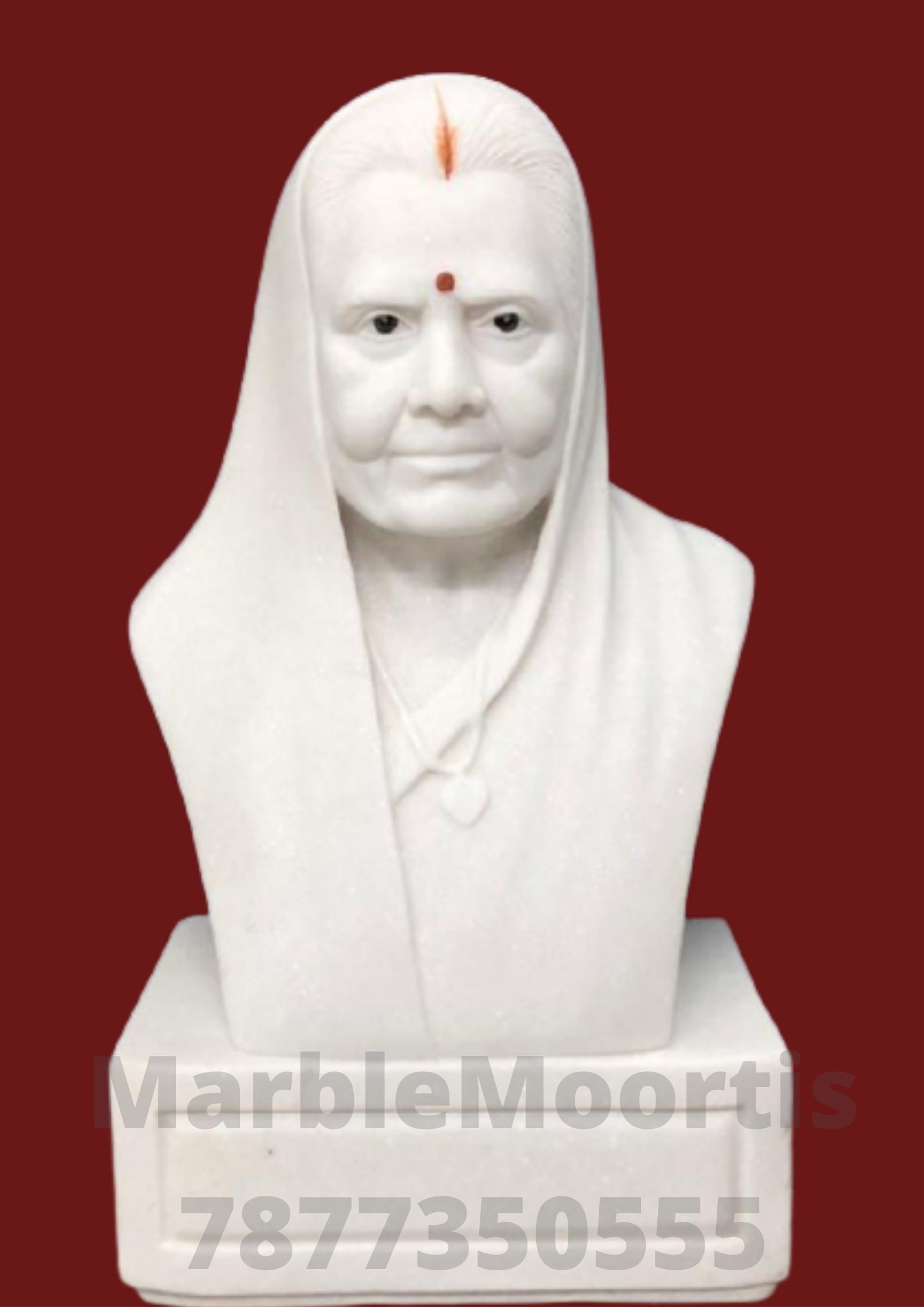 Marble Portrait Statue — Makrana Marble, Marble Moortis