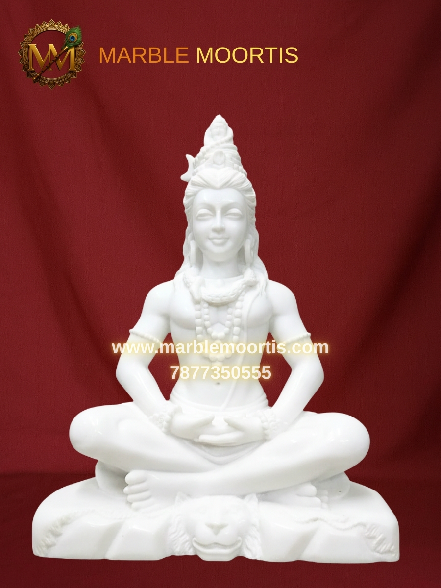 Shiva Marble Murti — Design 10