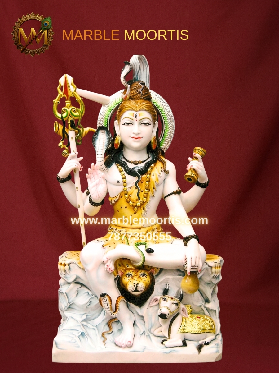 Shiva Marble Murti — Design 11