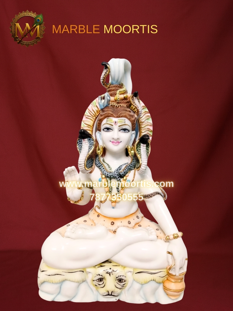 Shiva Marble Murti — Design 13
