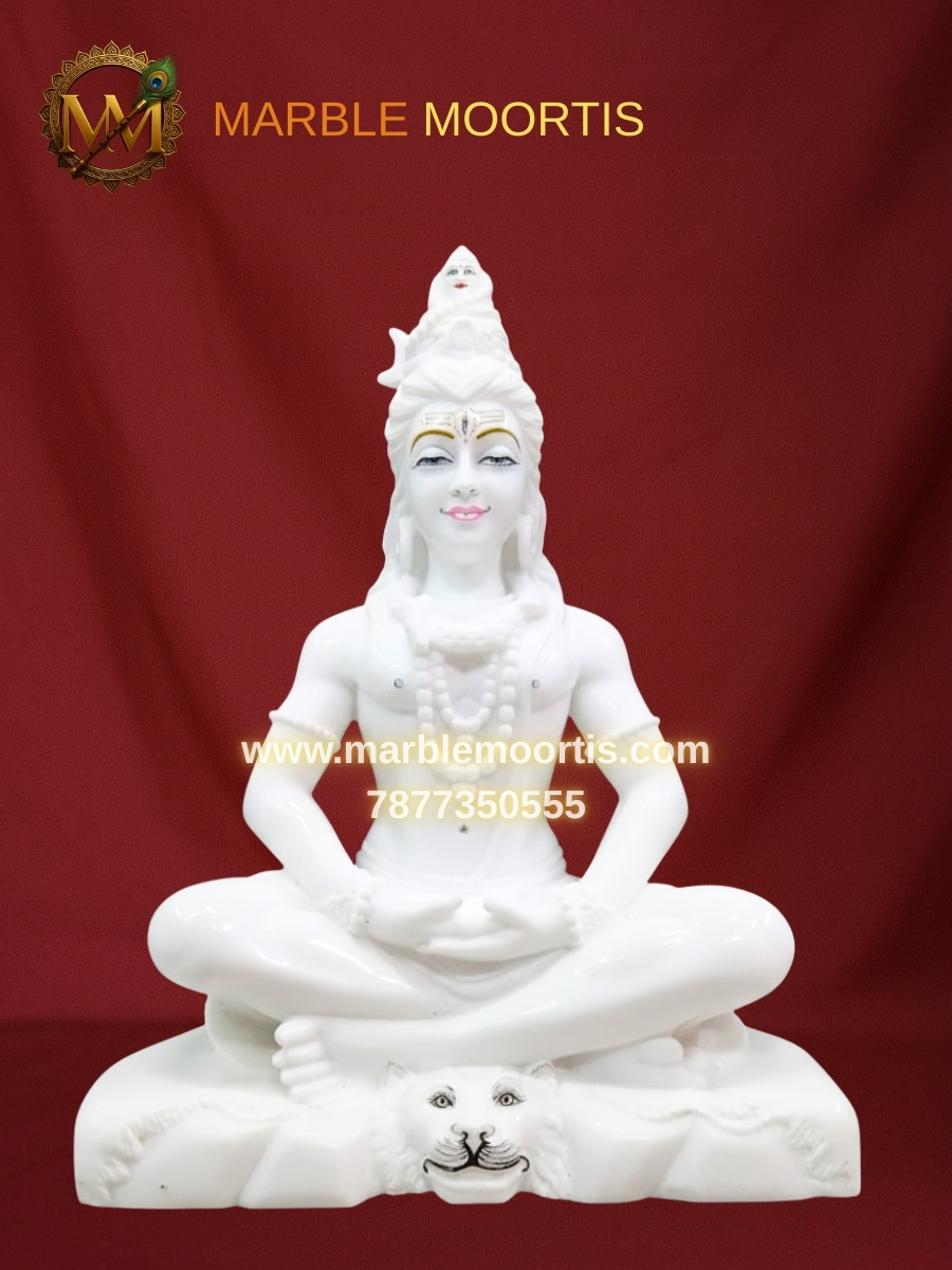 Shiva Marble Murti — Design 14