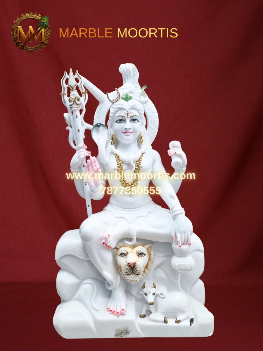 Shiva Marble Murti — Design 2
