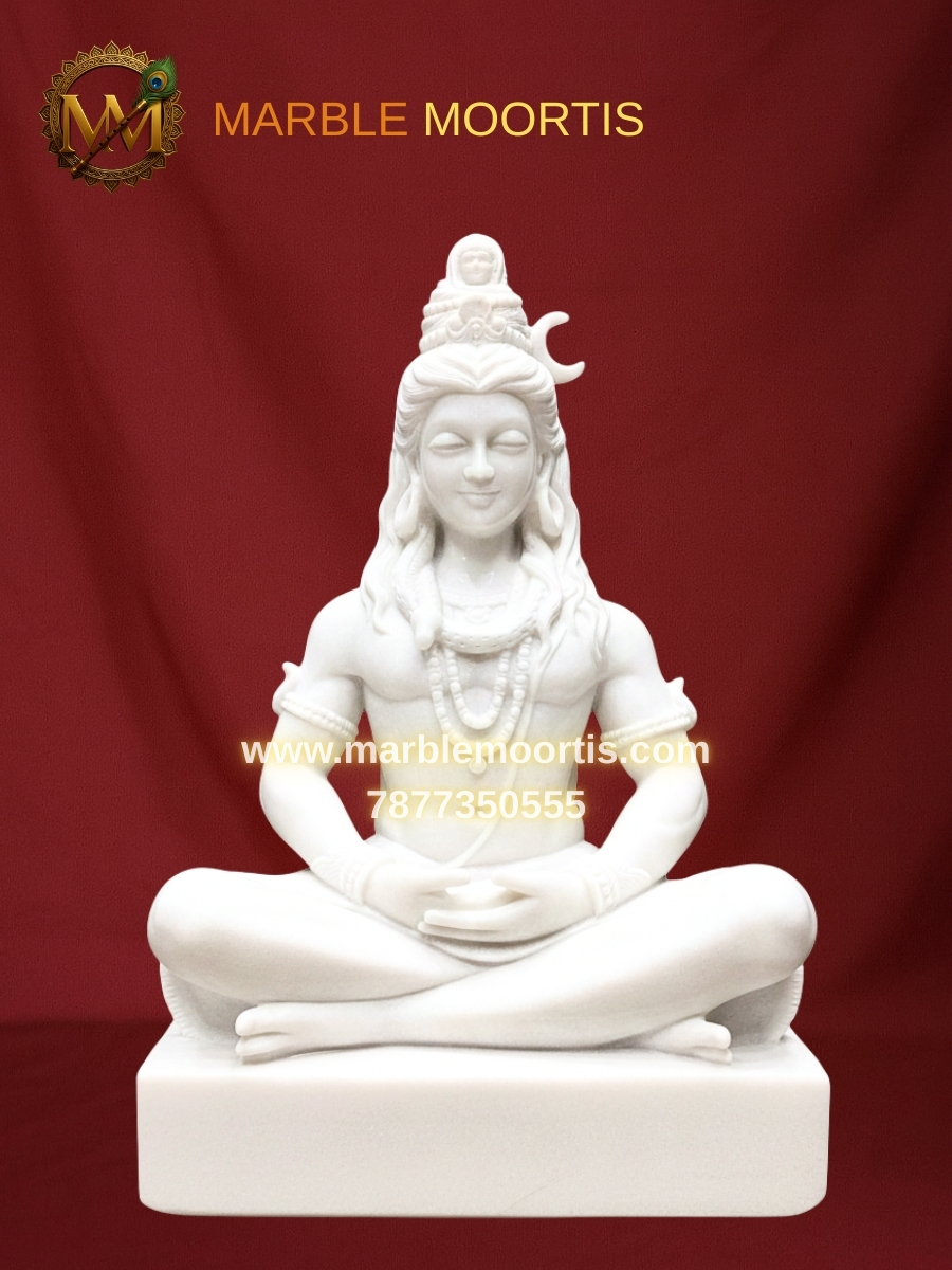 Shiva Marble Murti — Design 5