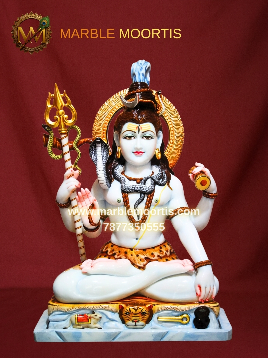 Shiva Marble Murti — Design 6