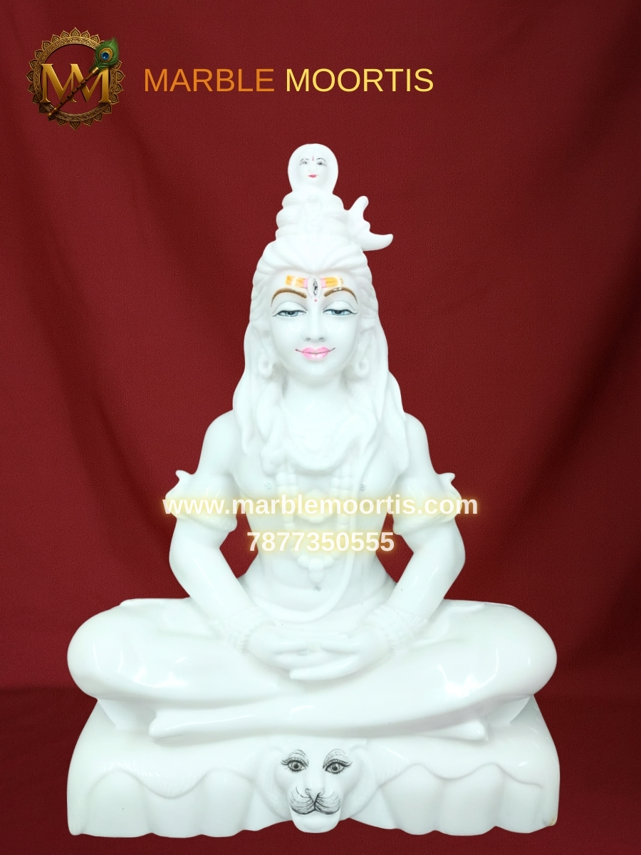 Shiva Marble Murti — Design 8