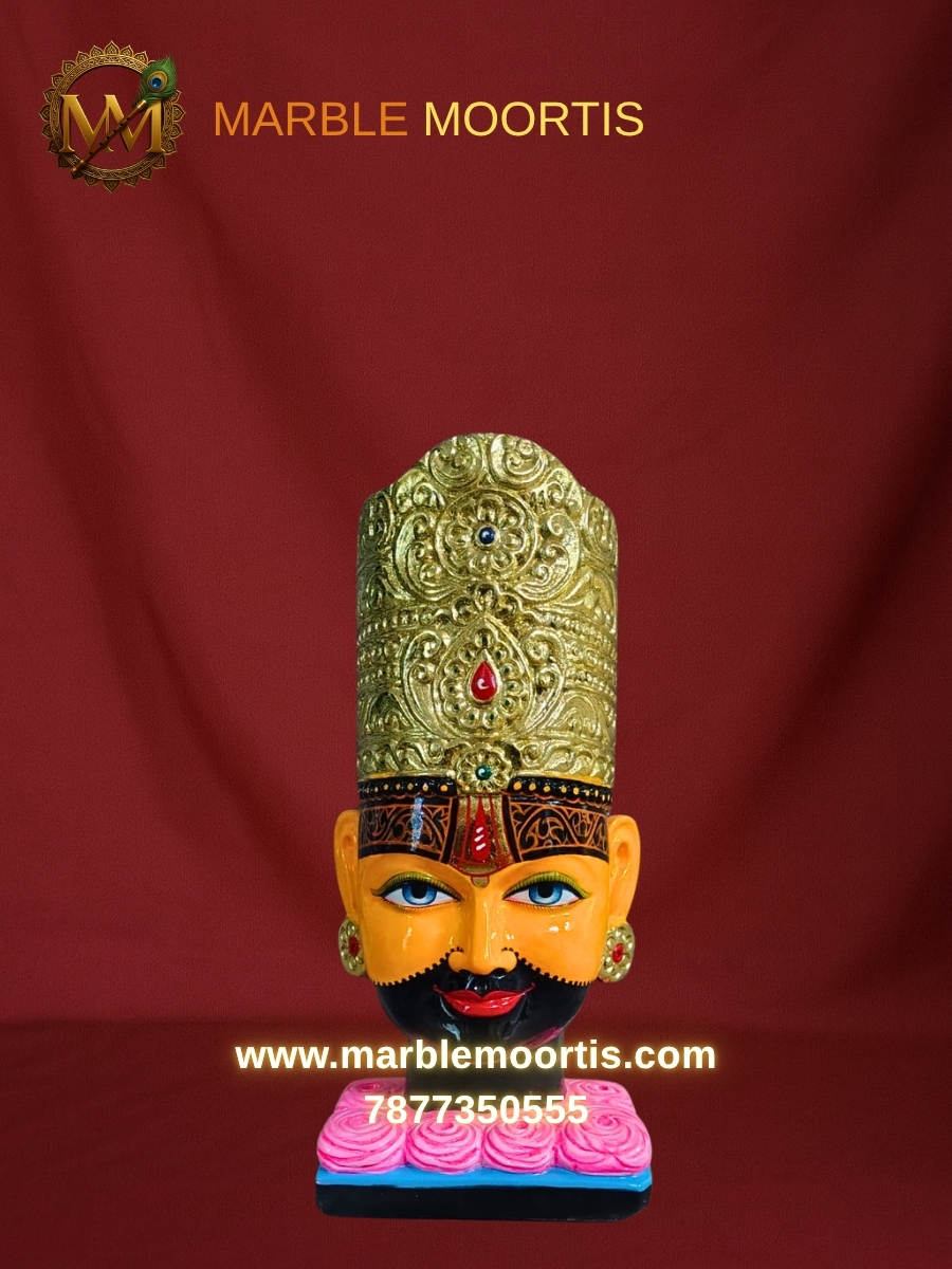Khatu Shyam Marble Murti — Kahtu Shyam Baba Marble Statue