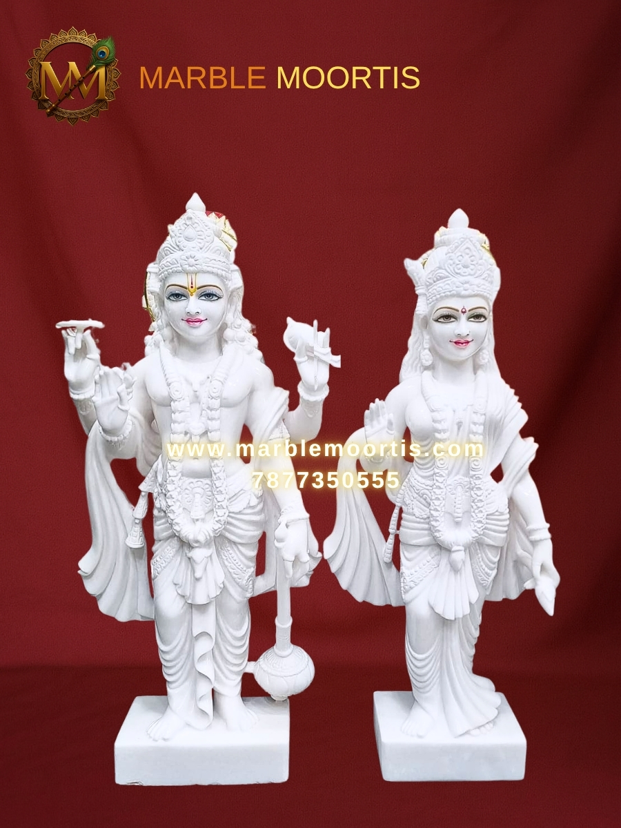 Vishnu Laxmi Marble Murti — Marble Murti