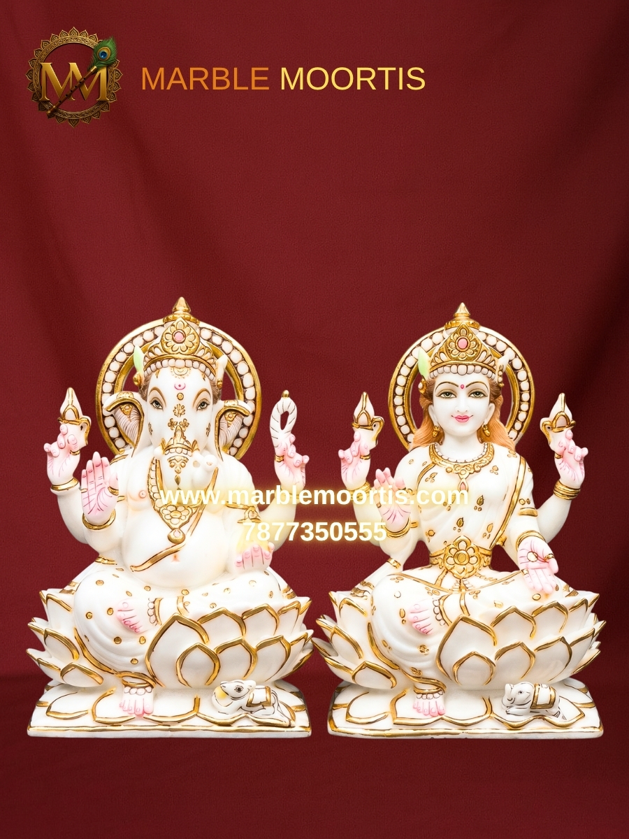Ganesh Marble Murti — Design 02