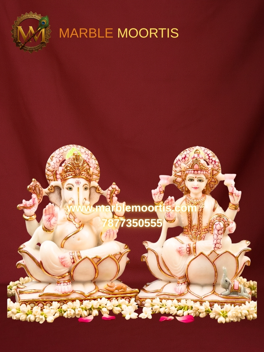 Ganesh Marble Murti — Design 03