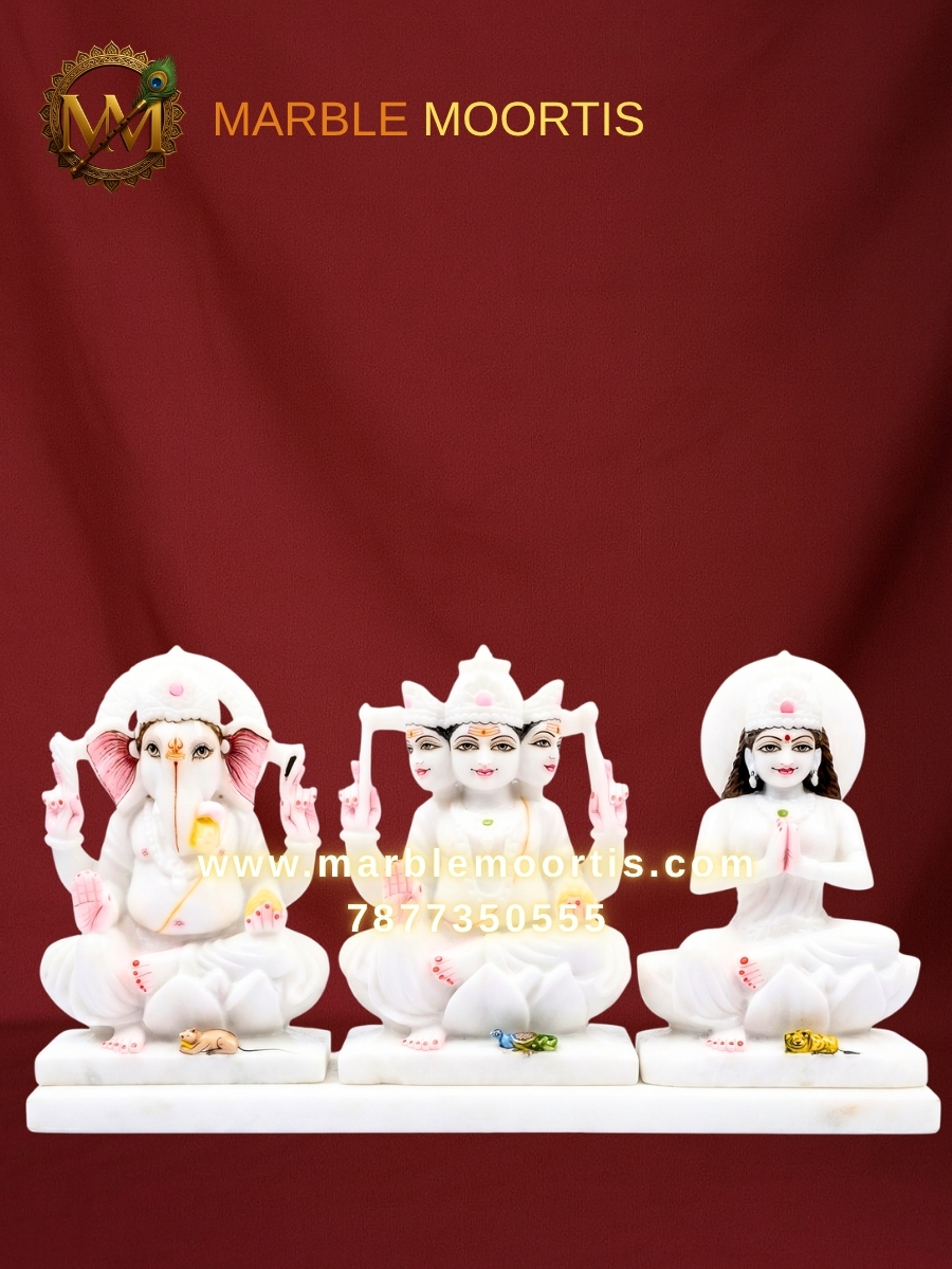 Ganesh Marble Murti — Design 06
