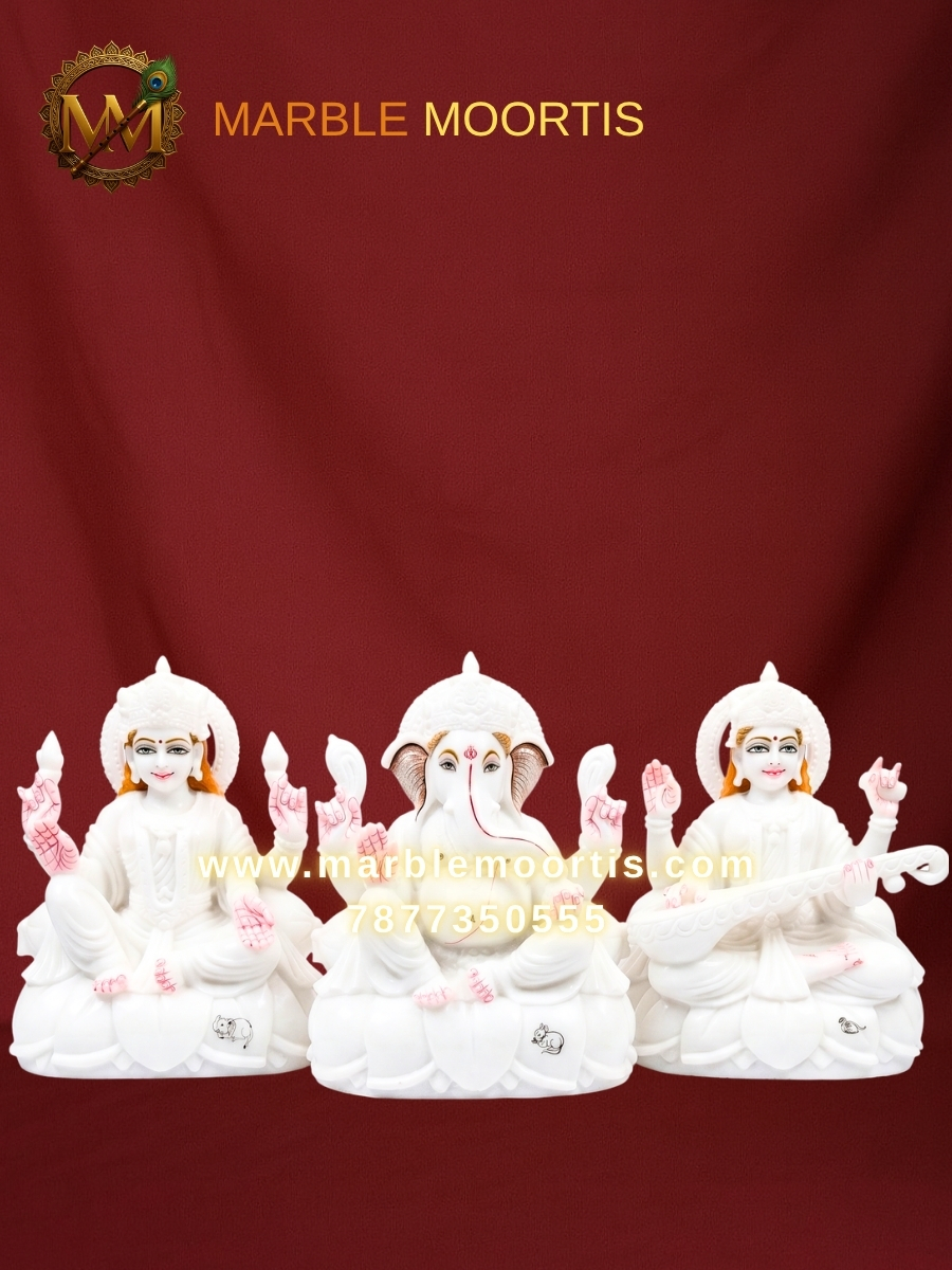 Ganesh Marble Murti — Design 07