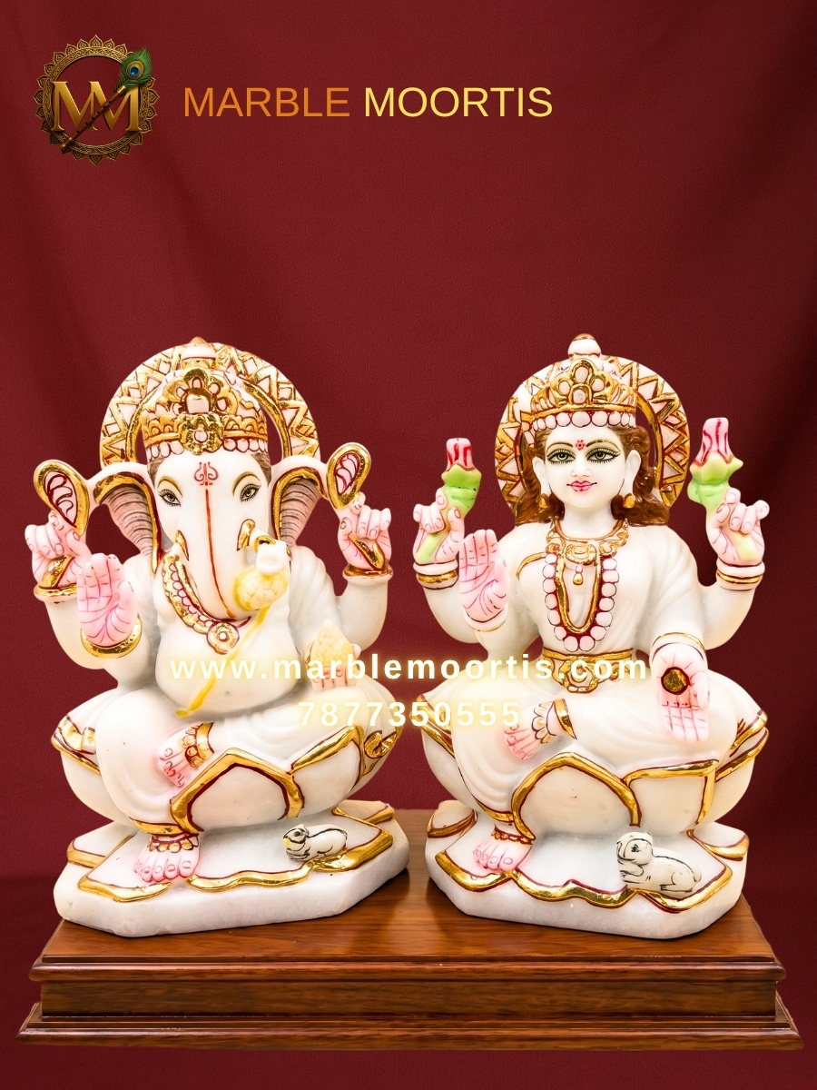 Ganesh Marble Murti — Design 08