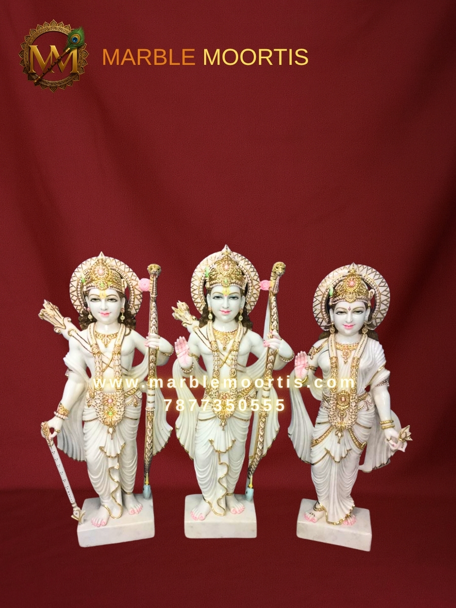 Ram Darbar Marble Murti — Design 13