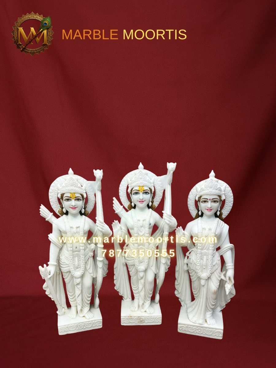 Ram Darbar Marble Murti — Design 14