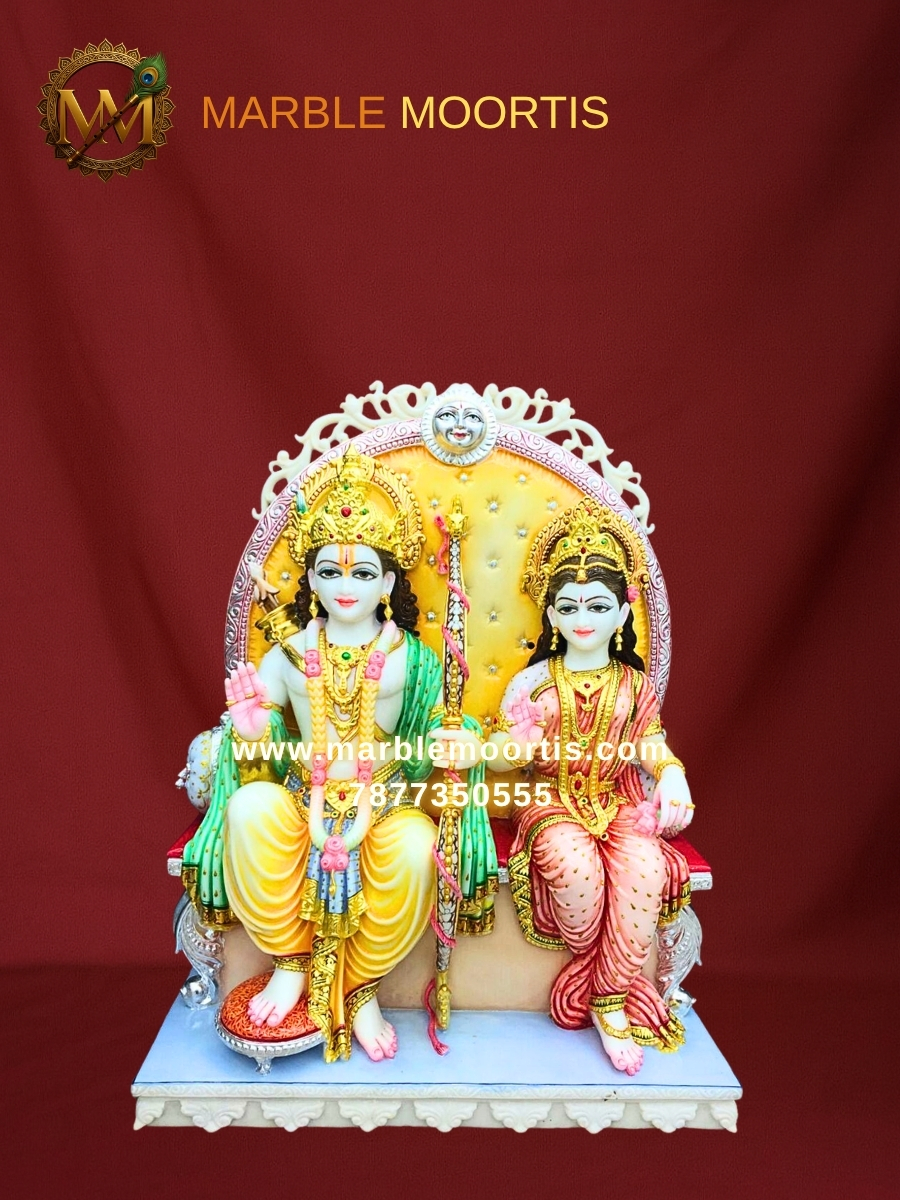 Ram Darbar Marble Murti — Design 16