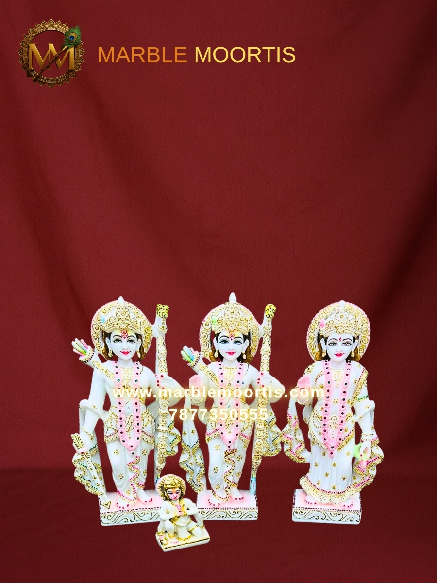 Ram Darbar Marble Murti — Design 17