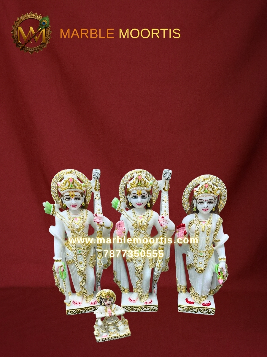 Ram Darbar Marble Murti — Design 18