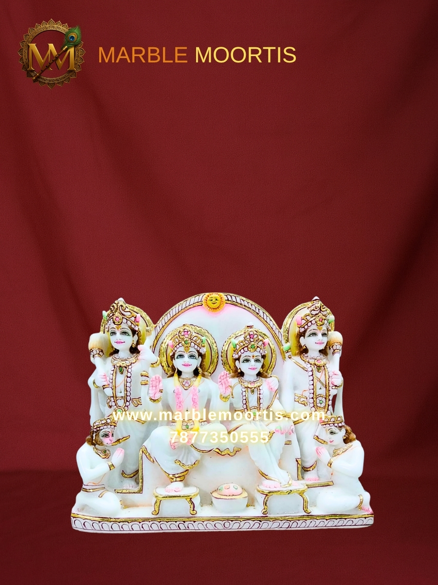Ram Darbar Marble Murti — Design 19